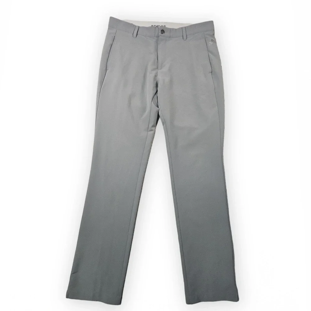 Adidas Ultimate365 Golf Pants Mens 33x34 Gray Performance Athletic Preppy Tech